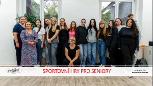 Třída 3. OŠ pomáhala na sportovních hrách pro seniory v Klementince